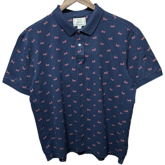 Jos. A. Bank Other - graphic all over pattern AOP short sleeve collard work tailored fit polo shirt